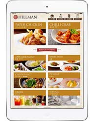 HILLMAN（ヒルマン）梅田店 様 実際のメニュー 表紙