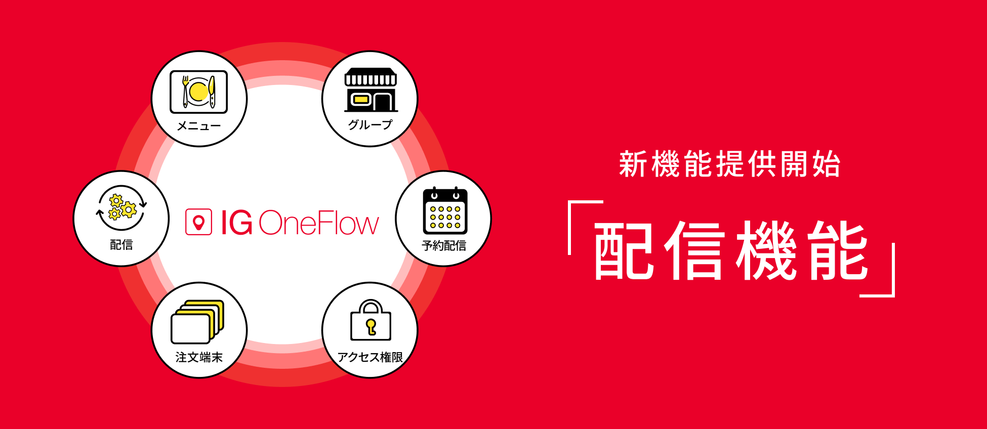 IG OneFlow 新機能提供開始「配信機能」